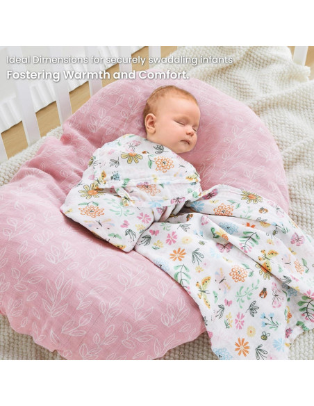 Manta de Envolver Softan para Bebés 120x120 cm - Set de 4 Manta de Envolver Softan para Bebés 120x120 cm - Set de 4