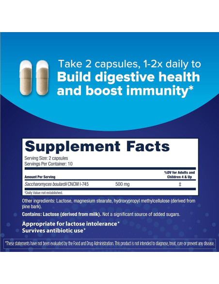 Florastor Probioticos Digestivos 20 Capsulas Saccharomyces Florastor Probioticos Digestivos 20 Capsulas Saccharomyces