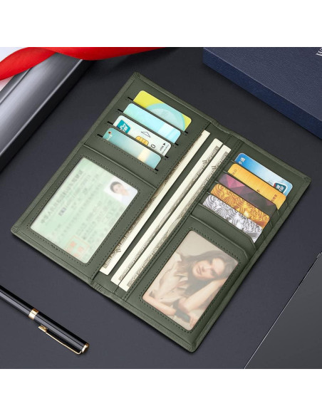 Cartera de Cuero VANNANBA para Hombres con Bloqueo RFID Cartera de Cuero VANNANBA para Hombres con Bloqueo RFID