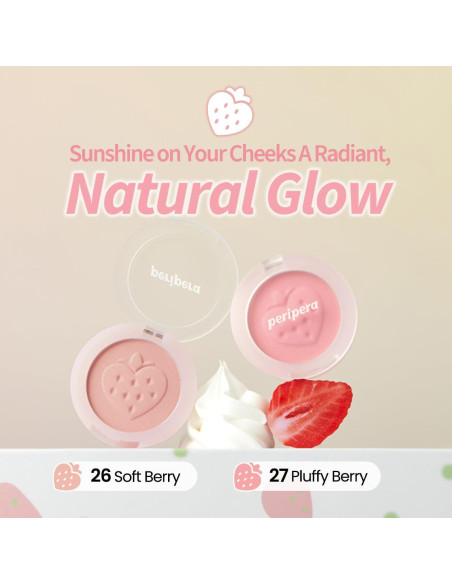 Rubor PERIPERA Pure Blushed Sunshine 4.14 ml 026 Soft Berry Rubor PERIPERA Pure Blushed Sunshine 4.14 ml 026 Soft Berry