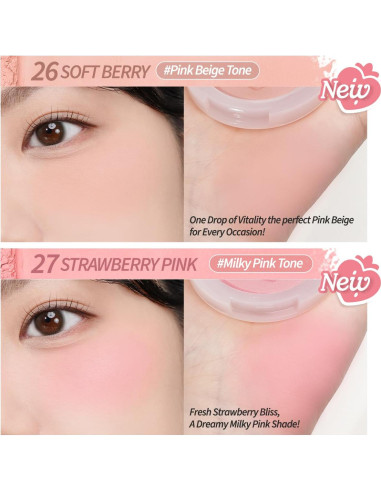Rubor PERIPERA Pure Blushed Sunshine 4.14 ml 026 Soft Berry
