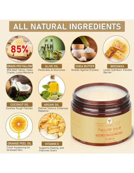 Bálsamo Hidratante Facial LEPONIX 150g Grasa de Res Orgánica Bálsamo Hidratante Facial LEPONIX 150g Grasa de Res Orgánica