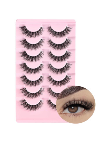 Pestañas Ojo de Gato FARRED Naturales 8-14MM Volumen Híbrido
