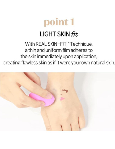 Corrector ETUDE Big Cover Skin Fit Vainilla Clara 20g - Cobertura Larga Duración