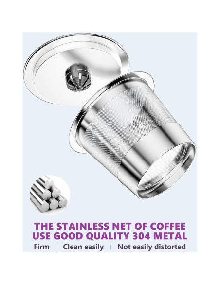 Cápsulas de café reutilizables YCXDZDG para Keurig 1.0 y 2.0 Cápsulas de café reutilizables YCXDZDG para Keurig 1.0 y 2.0
