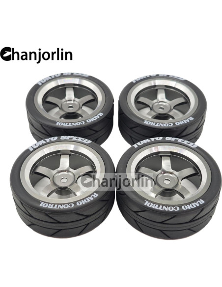 Neumáticos y Ruedas RC 1:10 Chanjorlin 4 Pcs 65mm Drift Neumáticos y Ruedas RC 1:10 Chanjorlin 4 Pcs 65mm Drift