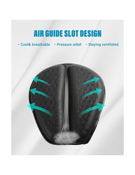 Cojín Universal para Asiento de Motocicleta ESEWALAS 3D Gel Cojín Universal para Asiento de Motocicleta ESEWALAS 3D Gel