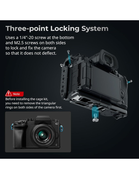 Jaula de liberación rápida SmallRig 4824 para Panasonic LUMIX GH7/GH6 Jaula de liberación rápida SmallRig 4824 para Panasonic LUMIX GH7/GH6