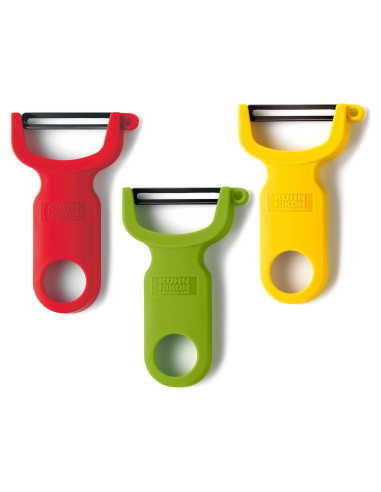 Pelador Suizo Original Kuhn Rikon Set de 3 Colores