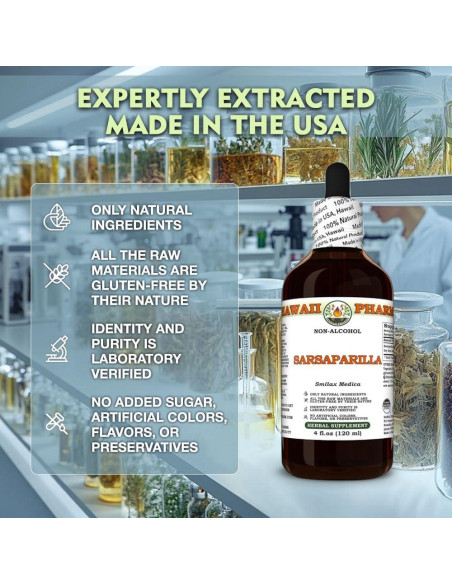 Extracto de Sarsaparilla Sin Alcohol Hawaii Pharm 59 ml Extracto de Sarsaparilla Sin Alcohol Hawaii Pharm 59 ml