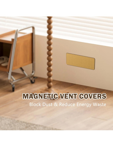 Paquete de 2 Cubiertas Magnéticas DENGYUE para Ventilación 14x30 cm