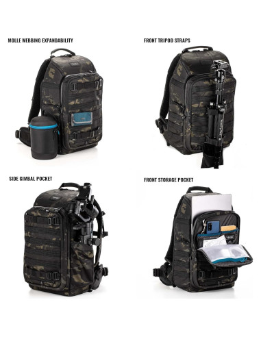 Mochila para Cámara Tenba Axis v2 20L Multicam Negro