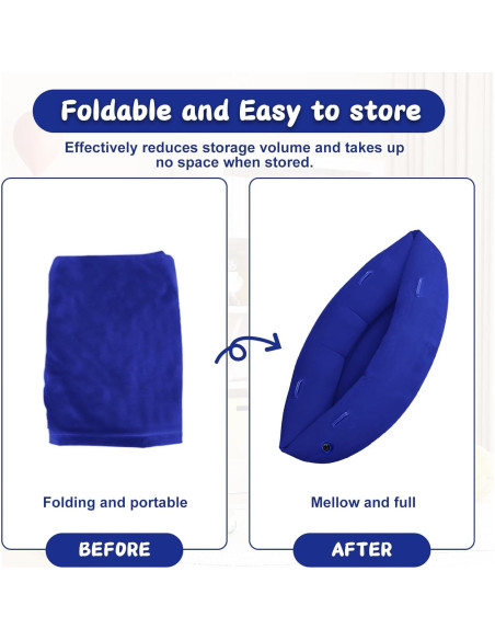 Silla Peapod Sensorial Inflable Toggloo Azul 152.4 cm Silla Peapod Sensorial Inflable Toggloo Azul 152.4 cm
