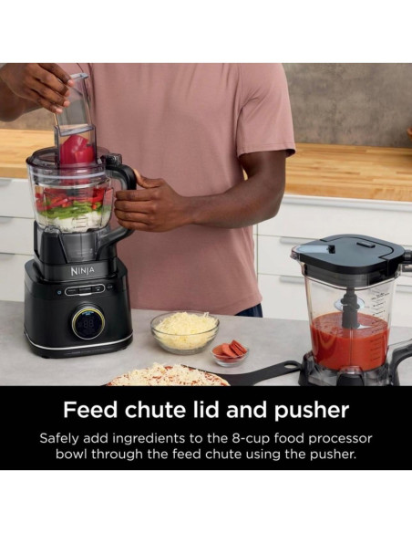 Licuadora Ninja Detect Power 1800W + Procesador 64oz Negro Licuadora Ninja Detect Power 1800W + Procesador 64oz Negro