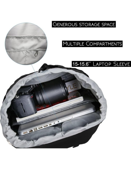 Mochila de Viaje Airlab 20L Resistente al Agua Negra Mochila de Viaje Airlab 20L Resistente al Agua Negra