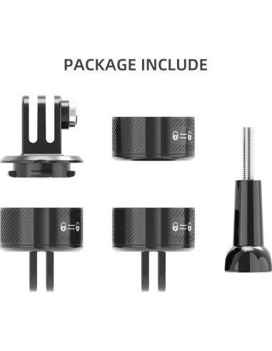 Kit de Montaje Rápido Magnético SUREWO para GoPro y DJI