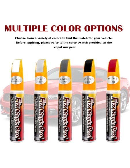 Bolígrafo Removedor de Rayones Stacool Negro 12ml 2-en-1 Bolígrafo Removedor de Rayones Stacool Negro 12ml 2-en-1