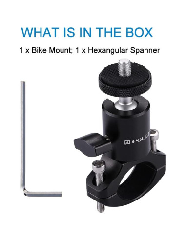 Soporte de Manillar PULUZ para Cámara de Bicicleta y Moto