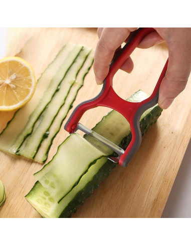 Paquete de 3 Peladores de Verduras DRHAHA - Acero Inoxidable