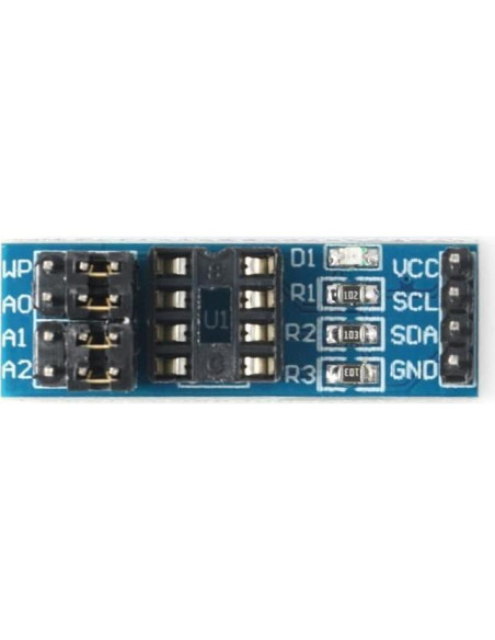 Módulo de Memoria EEPROM I2C 10Pcs JESSINIE AT24CXX 37x12mm Módulo de Memoria EEPROM I2C 10Pcs JESSINIE AT24CXX 37x12mm
