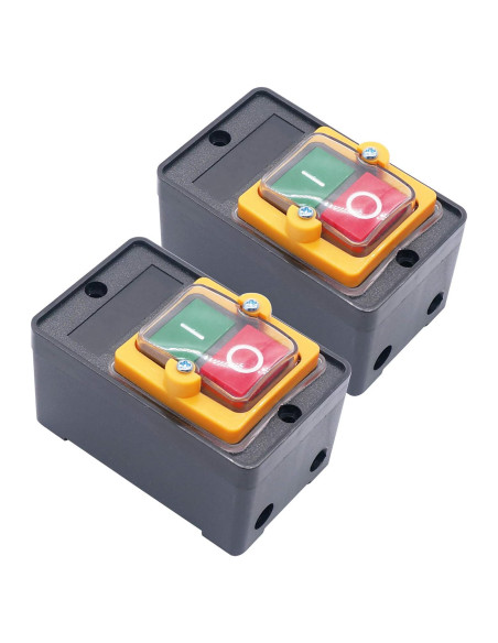Interruptor de Botón de Presión TWTADE KAO-5 10A 220/380V 2PCS Interruptor de Botón de Presión TWTADE KAO-5 10A 220/380V 2PCS