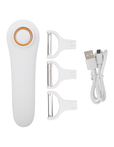 Pelador Eléctrico de Patatas Cocoarm con 3 Cuchillas Inoxidable