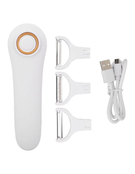 Pelador Eléctrico de Patatas Cocoarm con 3 Cuchillas Inoxidable Pelador Eléctrico de Patatas Cocoarm con 3 Cuchillas Inoxidable