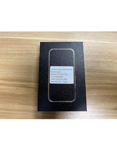 Mini Smartphone Soyes XS18 Pro 3" Pantalla Táctil Dual SIM