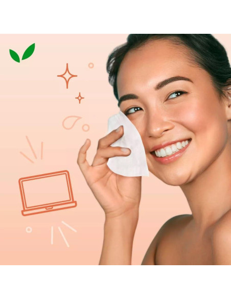 Toallitas Limpiadoras Faciales Simple Brillo Instantáneo 25 Unidades Toallitas Limpiadoras Faciales Simple Brillo Instantáneo 25 Unidades