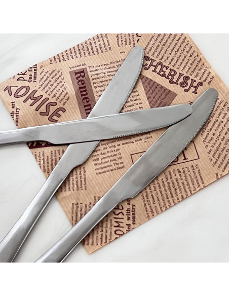 Juego de 12 Cuchillos de Cena SANTUO Acero Inoxidable 22.86 cm Juego de 12 Cuchillos de Cena SANTUO Acero Inoxidable 22.86 cm