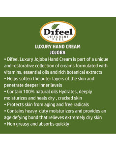 Crema de Manos Hidratante Difeel Jojoba 39.4g - 6-Pack 2