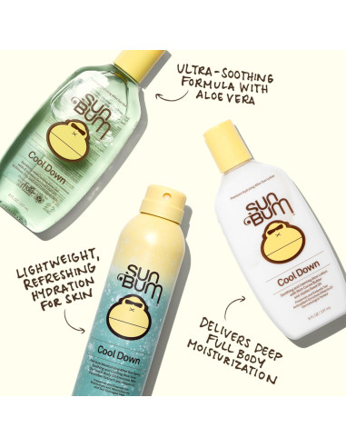 Loción Aloe Vera Cool Down Sun Bum 85g - Cuidado Solar Vegano