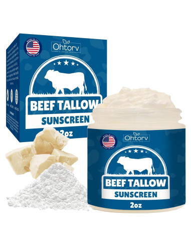 Protector Solar Natural Ohrtov - Grasa de Res y Óxido de Zinc 56g