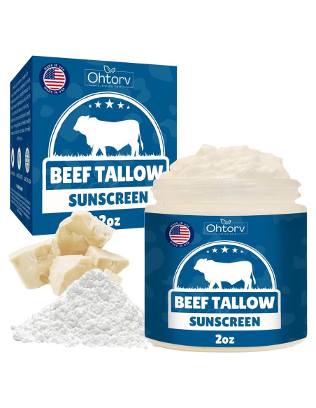 Protector Solar Natural Ohrtov - Grasa de Res y Óxido de Zinc 56g Protector Solar Natural Ohrtov - Grasa de Res y Óxido de Zinc 56g