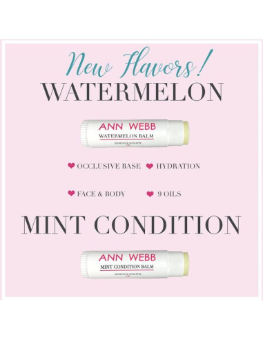 Bálsamo Labial Hidratante Ann Webb 14.17g - Orgánico UV