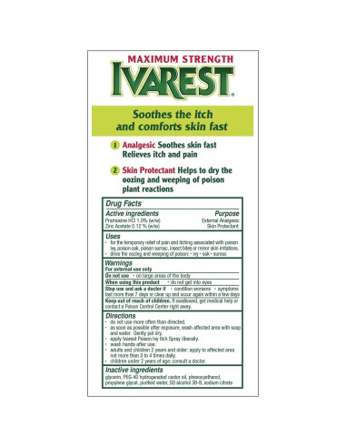 Crema Ivarest Alivio Picazón Hiedra Venenosa 3x57g