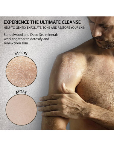 Exfoliante Corporal de Sal Eucalipto Crystalline 660 g - Hombres