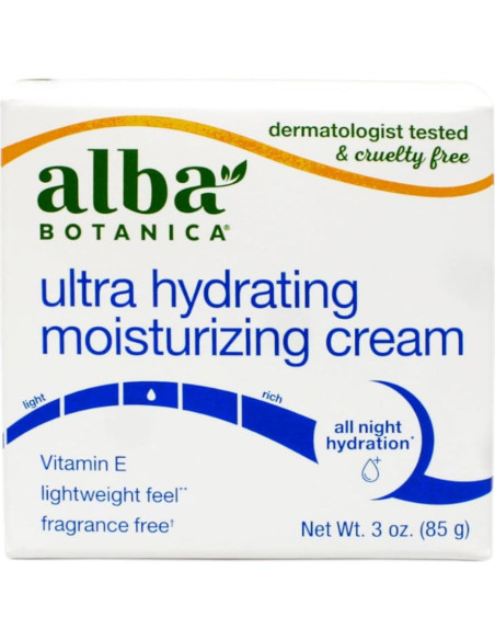 Crema Hidratante Alba Botanica Jazmín y Vitamina E 85 g Crema Hidratante Alba Botanica Jazmín y Vitamina E 85 g