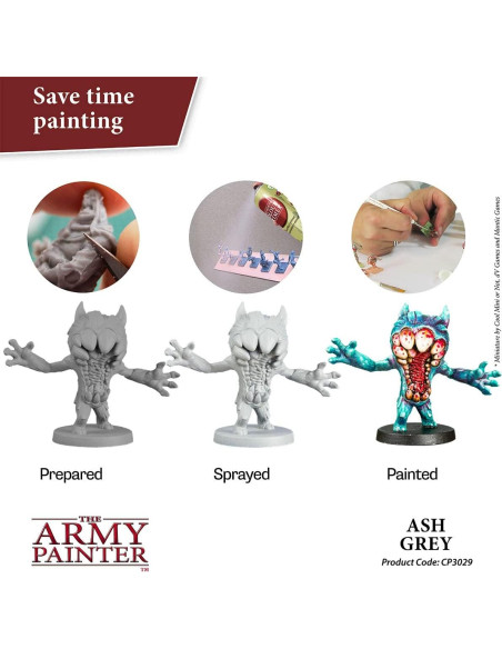 Imprimador Acrílico en Spray The Army Painter 400 mL Ash Grey Imprimador Acrílico en Spray The Army Painter 400 mL Ash Grey