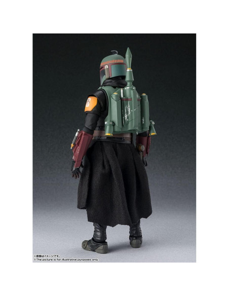 Figura de acción Boba Fett S.H. Figuarts 15 cm Mandalorian Figura de acción Boba Fett S.H. Figuarts 15 cm Mandalorian