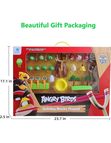 Conjunto de Juguetes Angry Birds 97 Piezas Construcción