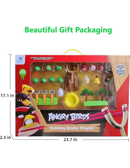 Conjunto de Juguetes Angry Birds 97 Piezas Construcción Conjunto de Juguetes Angry Birds 97 Piezas Construcción