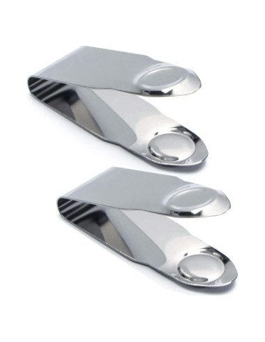 Set de 2 Descorazonadores de Fresas Jizlan Acero Inoxidable