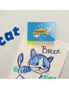 Imán de Nevera Acrílico Pinky y Cerebro 7.6x5.1cm 2