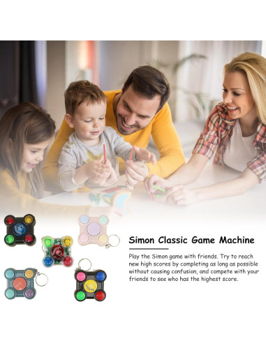 Consola de Juego Portátil FEBUD con Luces y Sonidos