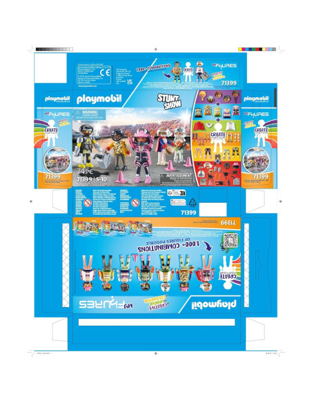 Playmobil Mis Figuras Espectáculo Acrobático 71399 - 74 Piezas Playmobil Mis Figuras Espectáculo Acrobático 71399 - 74 Piezas