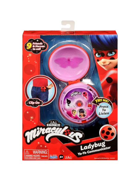 Comunicador Yoyo Ladybug Bandai - Juguete con Voces Auténticas Comunicador Yoyo Ladybug Bandai - Juguete con Voces Auténticas