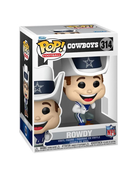 Figura Funko Pop! NFL Rowdy Dallas Cowboys - Vinilo 13.2 cm Figura Funko Pop! NFL Rowdy Dallas Cowboys - Vinilo 13.2 cm
