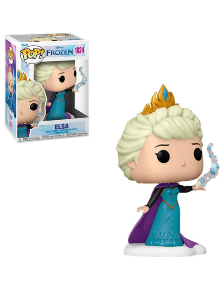 Figura de Vinilo Pop! Elsa Disney - 9.53 cm con Protector Figura de Vinilo Pop! Elsa Disney - 9.53 cm con Protector