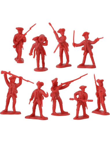 Set de Figuras de Plástico BMC Guerra Revolucionaria 32 Piezas